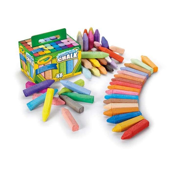 Tizas de suelo lavables maxi 48 unds 17x13x12 cm 5 Tizas de suelo lavables maxi 48 unds 17x13x12 cm 5