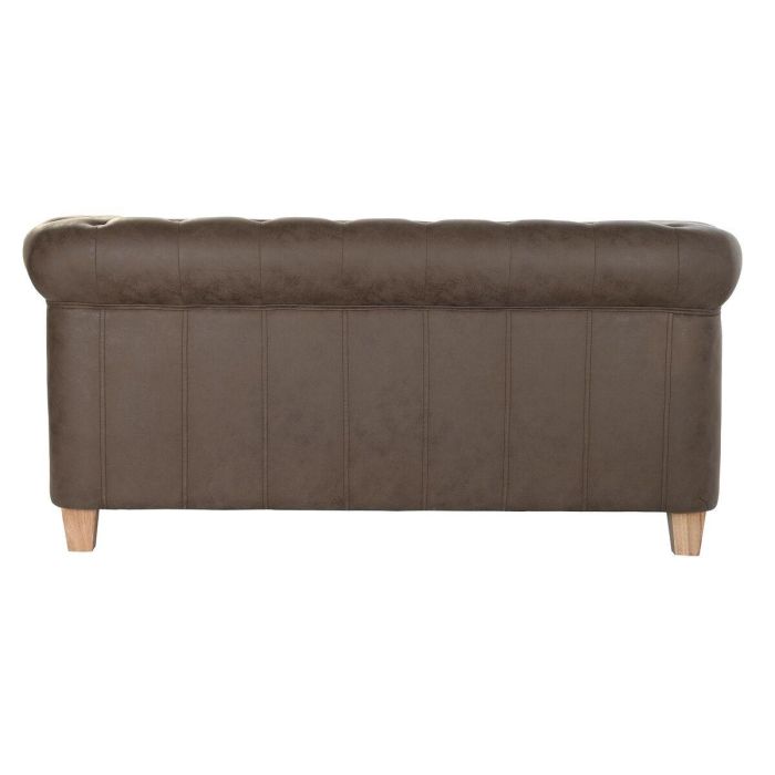 Sofa Vintage DKD Home Decor Marron Oscuro Natural 82 x 70 x 151 cm 5