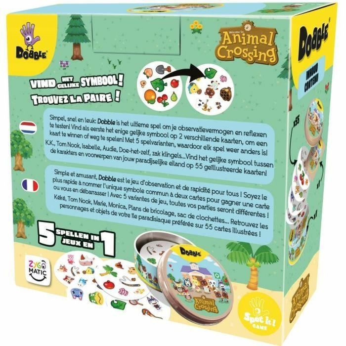Asmodee Dobble Animal Crossing ASM3558380126836 (Funda Ecológica) FR/NL 9 Asmodee Dobble Animal Crossing ASM3558380126836 (Funda Ecológica) FR/NL 9