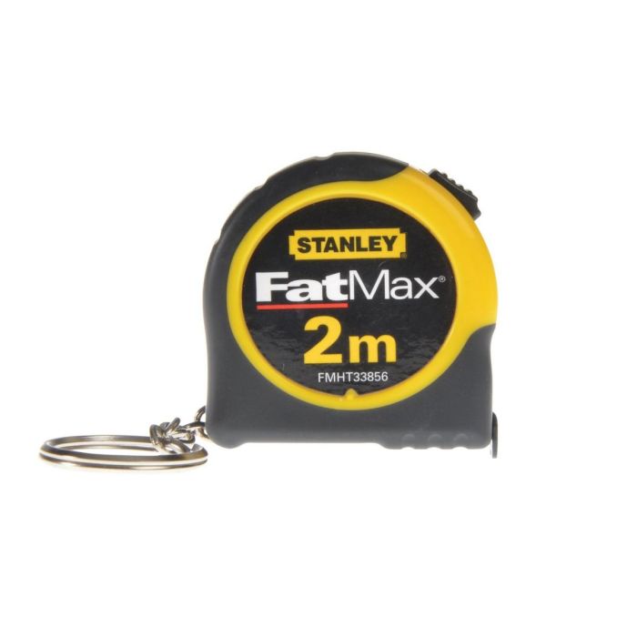 Flexómetro Stanley FatMax Llavero Mini Caucho ABS (2 m x 13 mm) 2 Flexómetro Stanley FatMax Llavero Mini Caucho ABS (2 m x 13 mm) 2