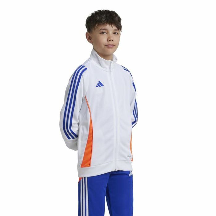 Chaqueta Deportiva para Niños Adidas Tiro24 Training Blanco 6