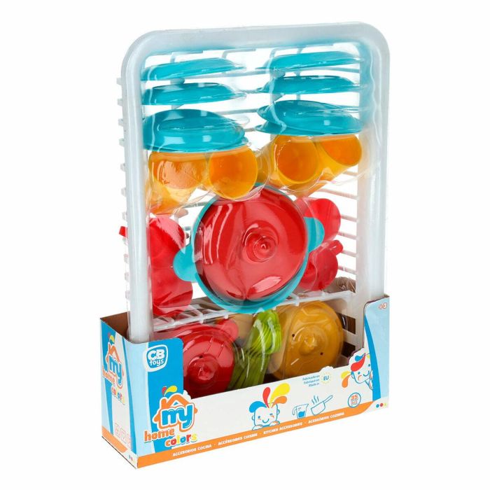 Set de Menaje Infantil Colorbaby Juguete Escurridor 35 Piezas (15 Unidades) 1