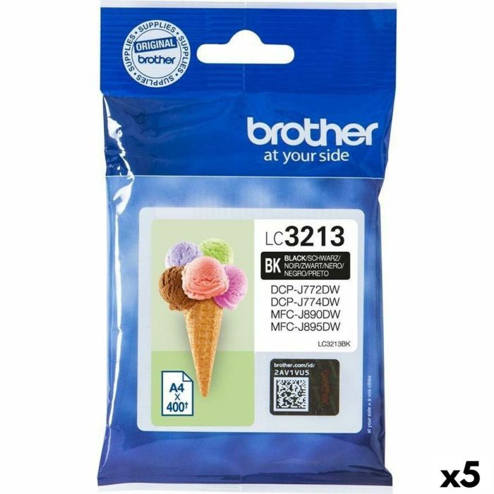 Cartucho de Tinta Original Brother MFCJ890DW, MFCJ895DW Negro (5 Unidades) 0 Cartucho de Tinta Original Brother MFCJ890DW, MFCJ895DW Negro (5 Unidades) 0