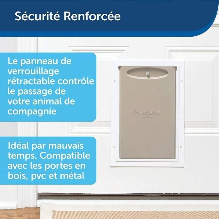 Puerta de marco de aluminio Staywell PETSAFE - Blanco - Para gatos o perros de hasta 100 kg 4 Puerta de marco de aluminio Staywell PETSAFE - Blanco - Para gatos o perros de hasta 100 kg 4