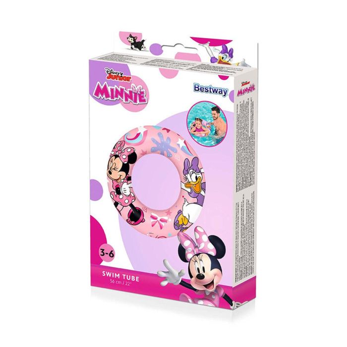 Bestway Flotador Hinchable Disney Minnie D56 cm +3 a 6 Años Playa y Piscina 91040 2 Bestway Flotador Hinchable Disney Minnie D56 cm +3 a 6 Años Playa y Piscina 91040 2