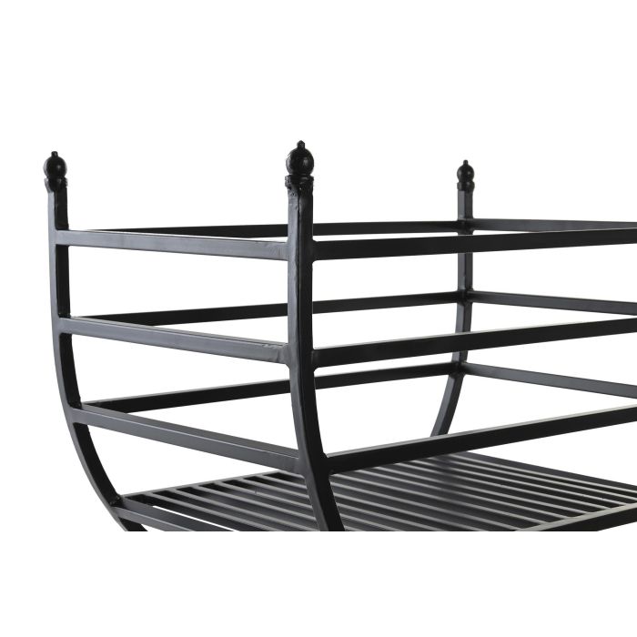 DKD Home Decor Leñera Loft de Acero Negro para Leña de Chimenea y Hogar – 30x48x57 cm (Largo x Ancho x Alto) 2 DKD Home Decor Leñera Loft de Acero Negro para Leña de Chimenea y Hogar – 30x48x57 cm (Largo x Ancho x Alto) 2