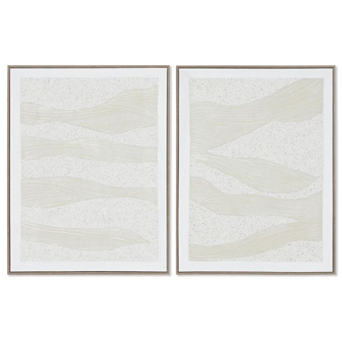 Cuadro Urban DKD Home Decor Beige Beige 4.5 x 82 x 62 cm (2 Unidades)