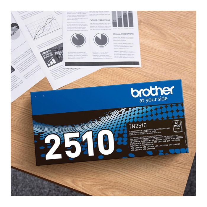 Brother Toner Negro compatible con HLL2400DW, HLL2445DW, DCPL2620DW, DCPL2627DWXL, DCPL2660DW, MFCL2800DW, MFCL2827DWXL, MFCL2860DW 1