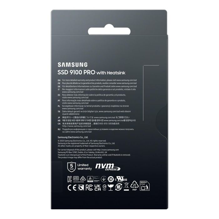 Samsung MZ-VAP4T0 SSD 4 TB M.2 PCI Express 5.0 NVMe V-NAND TLC para PC/Consola 5