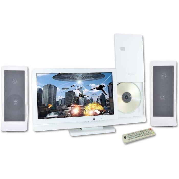 Sistema HIFI - INOVALLEY - CH43-DVD - Reproductor DVD/CD - 12 pantallas - 60W - FM - USB 2.0 - SD/MMC - AV - Multilingüe - 2.0CH 1