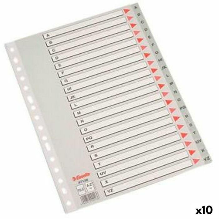 Separadores Esselte Abecedario 10 Unidades Din A4 Separadores Esselte Abecedario 10 Unidades Din A4