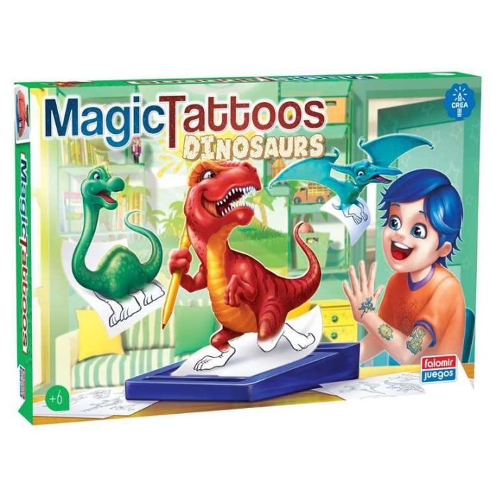 Tatuajes mágicos dinosaurios. haz tus propios tatuajes y además 112 tatuajes listos para colocar 3 Tatuajes mágicos dinosaurios. haz tus propios tatuajes y además 112 tatuajes listos para colocar 3