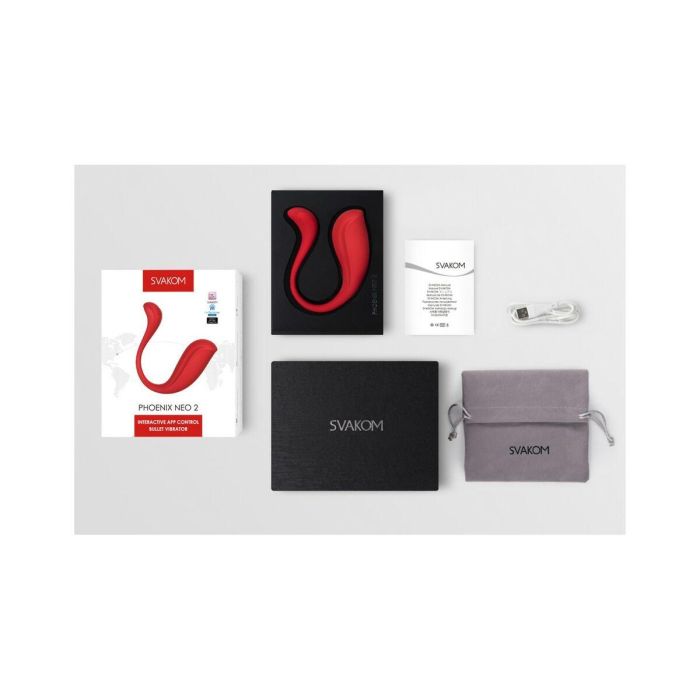 Vibrador Svakom Rojo 5 Vibrador Svakom Rojo 5