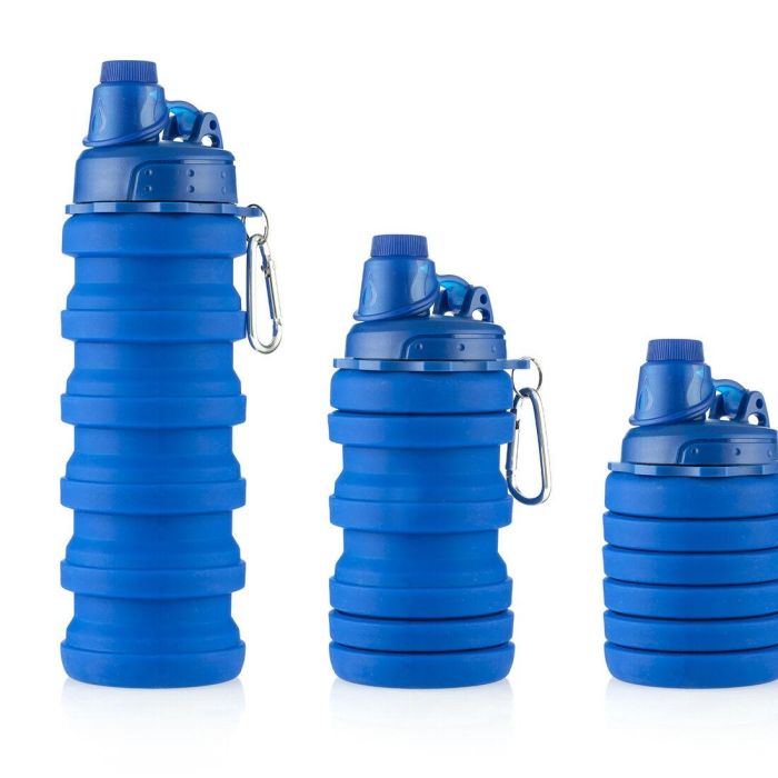 Botella Plegable de Silicona Bentle InnovaGoods 2 Botella Plegable de Silicona Bentle InnovaGoods 2
