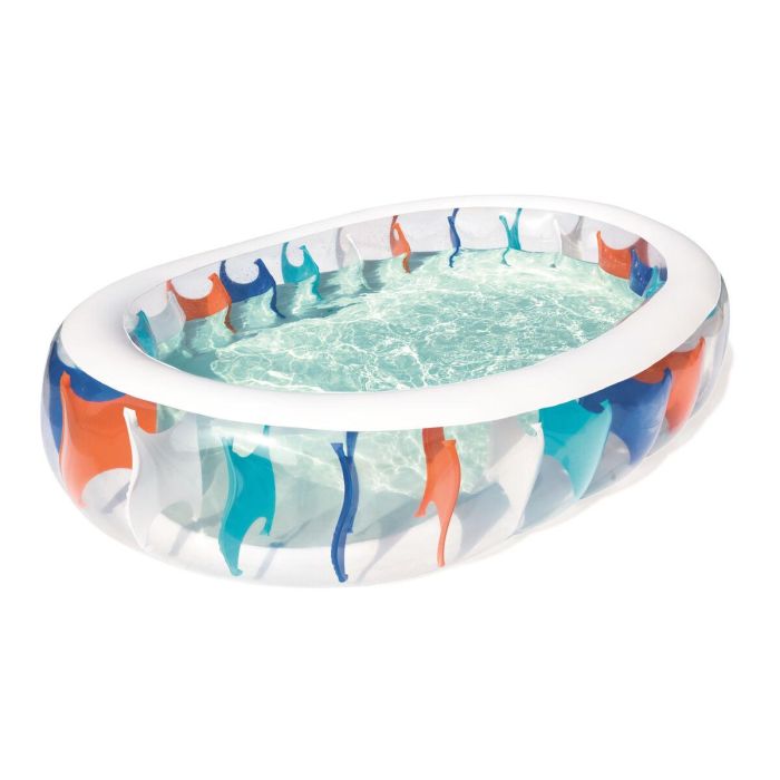 Bestway Piscina Hinchable Eliptica 229x152x51 cm +6 Años Jardin 54066 2