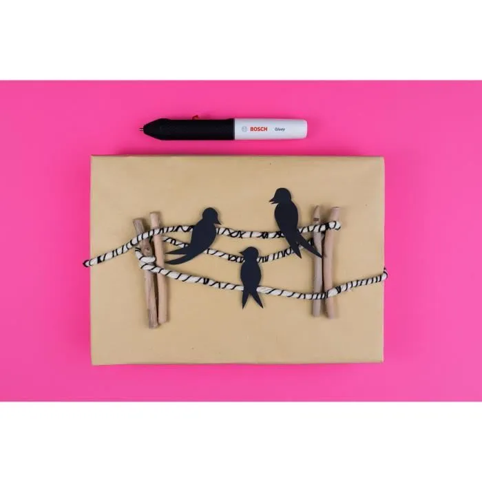 Bosch Pistola de pegamento Gluey Marshmallow, Compacta y Versátil para Manualidades, Reparaciones y Bricolaje, Color Blanco 4