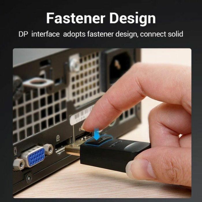 Adaptador DisplayPort a VGA Vention HBLBG Negro 1,5 m 2