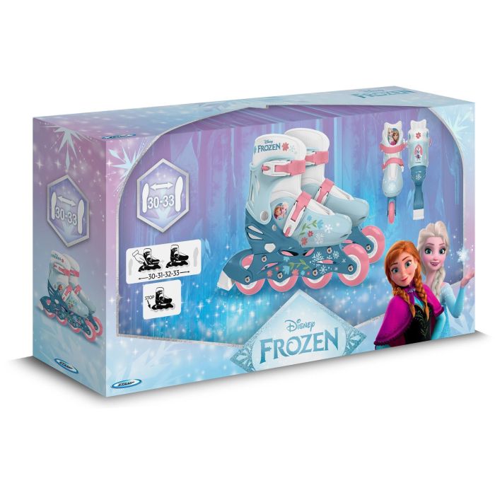 Patines en línea ajustables - FROZEN - Niña - Azul - Talla 30-33 3 Patines en línea ajustables - FROZEN - Niña - Azul - Talla 30-33 3