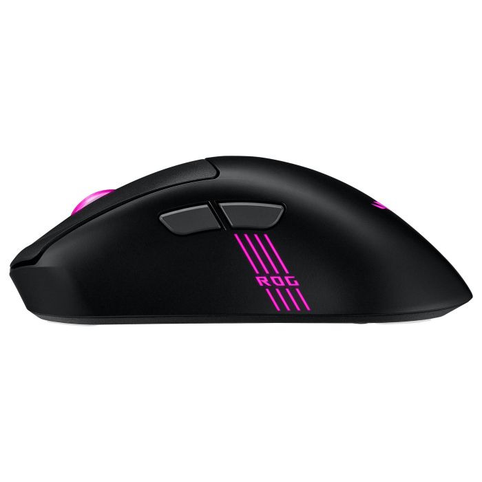 Asus Ratón de Juego ROG Keris II Origin BLK 90MP04A0-BMUA00 RF Wireless + Bluetooth + USB Type-A Óptico 42000 DPI Negro