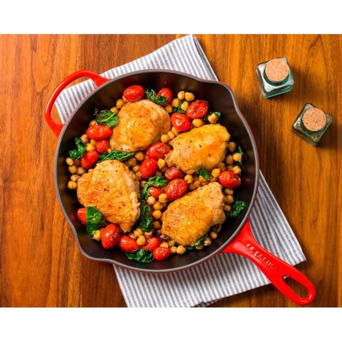Le Creuset Brat- und Servierpfanne Gusseisen Ofenrot 23 cm 4