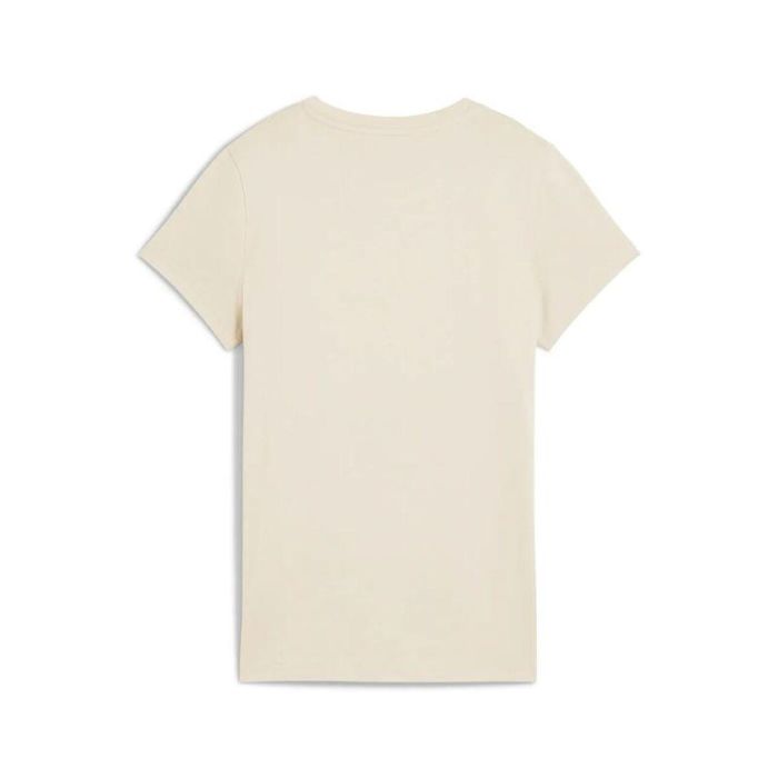 Camiseta de Manga Corta Mujer Puma Essentials Script Beige 13-15 Años 1