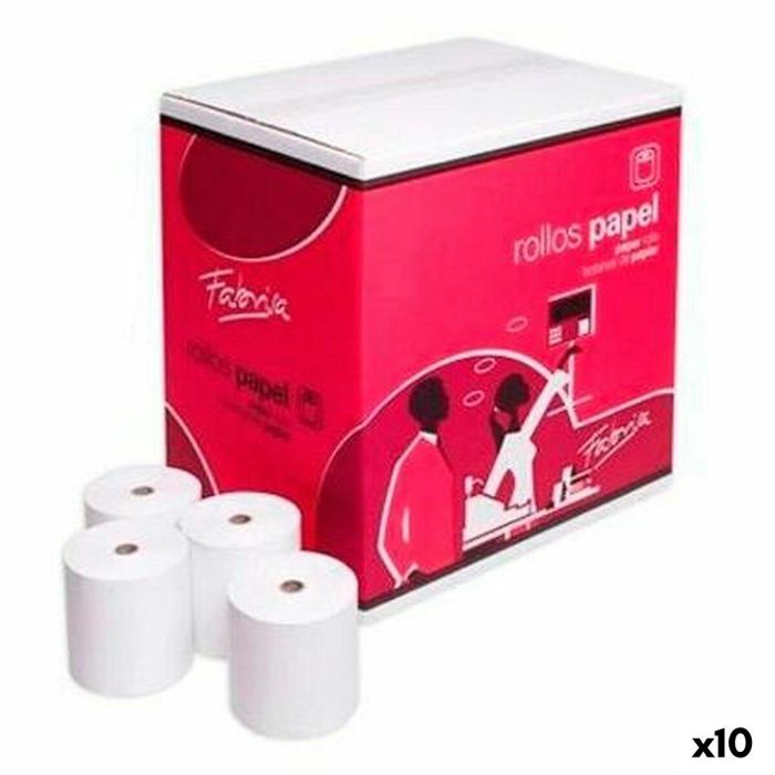 Rollo Papel Térmico Fabrisa 80 x 60 x 12 mm Set 10 Unidades