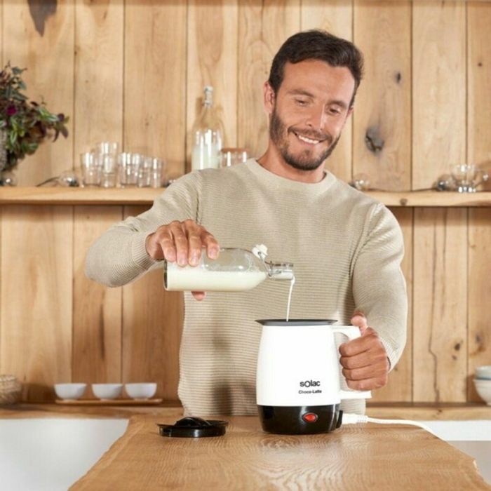 HERVIDOR SOLAC CHOCO-LATTE - CAPACIDAD 1L - INTERIOR ADHERENTE - FILTRO ANTI-NATA - CALIENTA TODO TIPO LÍQUIDOS - LIBRE PFOA 2