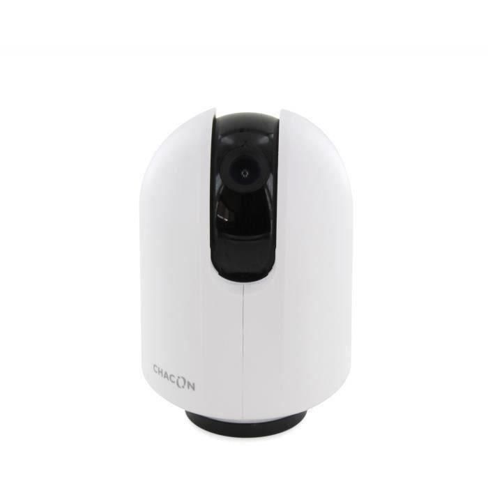 Chacon Cámara IP Wi-Fi Interior 1080P, Girable 360° Motorizada, Detección de Movimiento, Control por Smartphone, Ranura SD 128GB Chacon Cámara IP Wi-Fi Interior 1080P, Girable 360° Motorizada, Detección de Movimiento, Control por Smartphone, Ranura SD 128GB