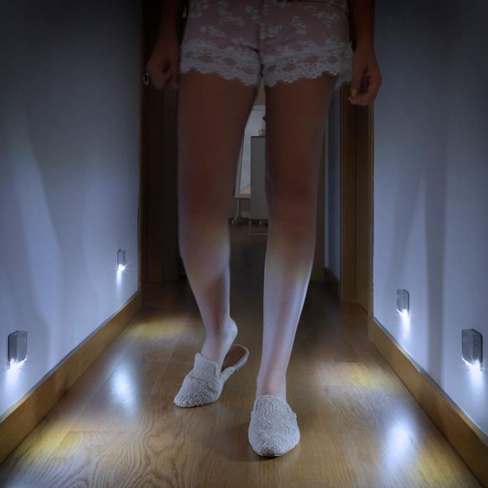 Luz LED con Sensor de Movimiento Lumtoo InnovaGoods 2 Unidades 8 Luz LED con Sensor de Movimiento Lumtoo InnovaGoods 2 Unidades 8