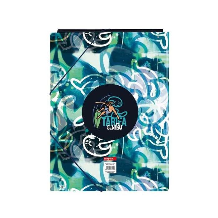Carpeta Carton Folio Gomas Solapas Safta El Niño Kook 1 Carpeta Carton Folio Gomas Solapas Safta El Niño Kook 1