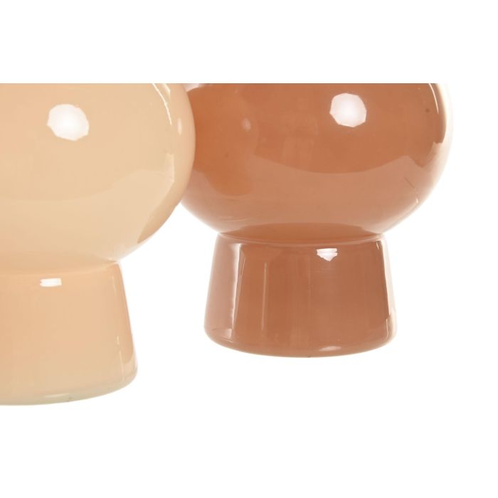 Jarron Urban DKD Home Decor Crema Terracota 15 x 24 x 15 cm (2 Unidades) 2 Jarron Urban DKD Home Decor Crema Terracota 15 x 24 x 15 cm (2 Unidades) 2