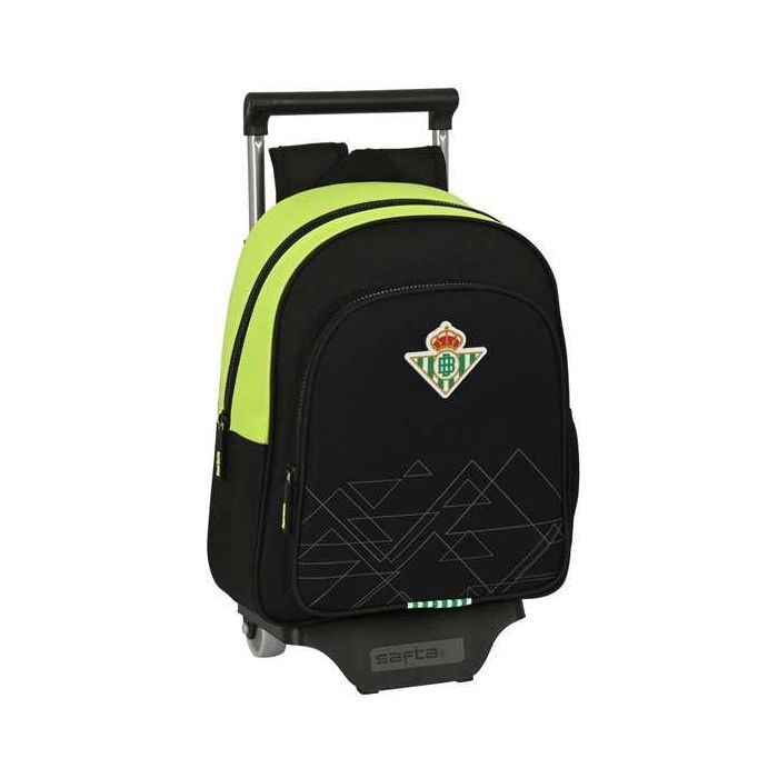 Mochila Escolar con Ruedas Real Betis Balompié Negro Lima 28 x 34 x 10 cm Mochila Escolar con Ruedas Real Betis Balompié Negro Lima 28 x 34 x 10 cm