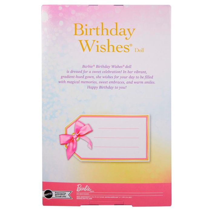 Barbie Mattel Jjx77 Muñeca Signature Birthday Wishes Latina Edad +6 años