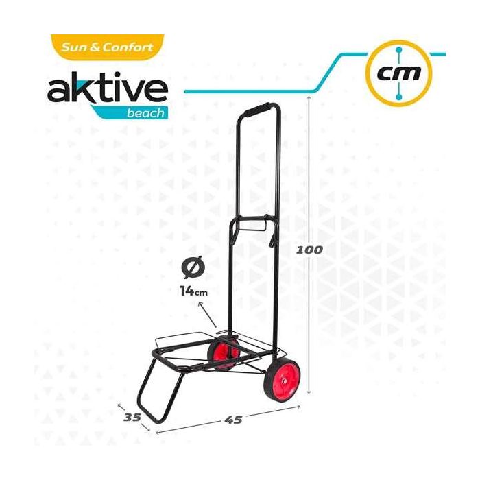 Color Baby Carro Arrastre Multiuso Playa 50 kg 35x14x61 cm 10