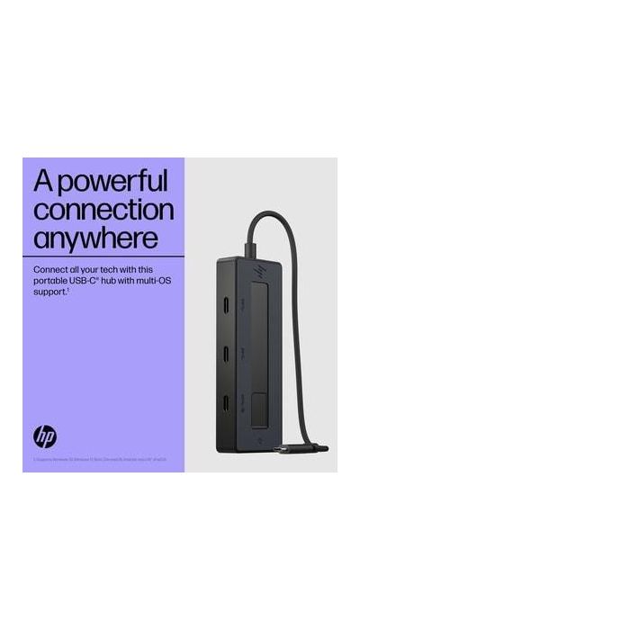 HP USB-C Multiport Hub 4K Portátil | Adaptador Versátil con Conexión USB-C para Carga, Pantalla y Multi-OS 12