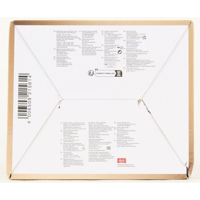 Melitta 1014-02 Cremio II Espumador de Leche Inalámbrico 450W Negro 14