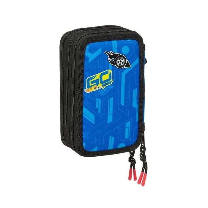 Safta Plumier Escolar Triple con 37 Piezas Hot Wheels Let's Race 195x125x55 mm 1 Safta Plumier Escolar Triple con 37 Piezas Hot Wheels Let's Race 195x125x55 mm 1