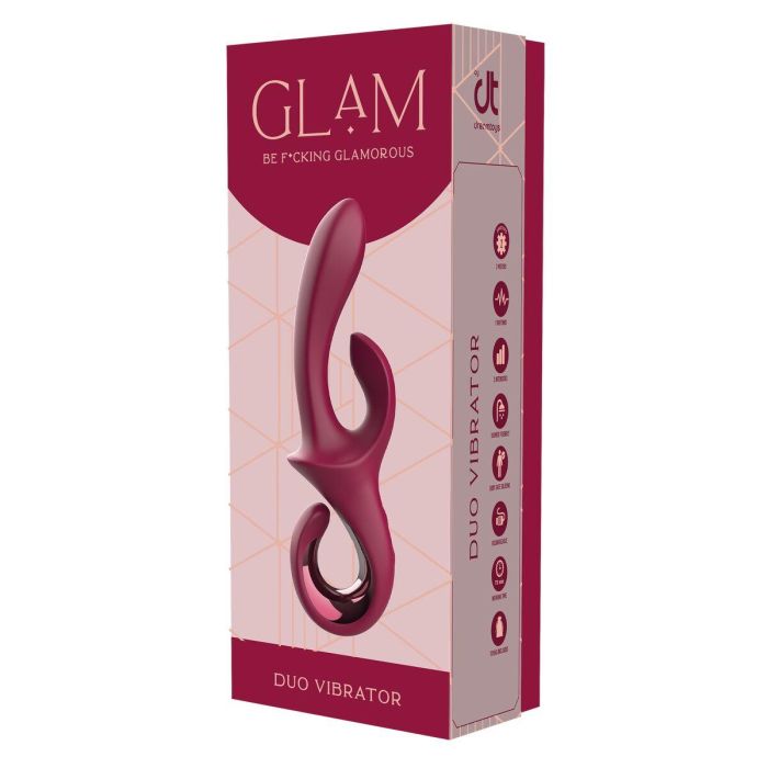 Vibrador Doble Estimulación Dream Toys Glam Rojo 1