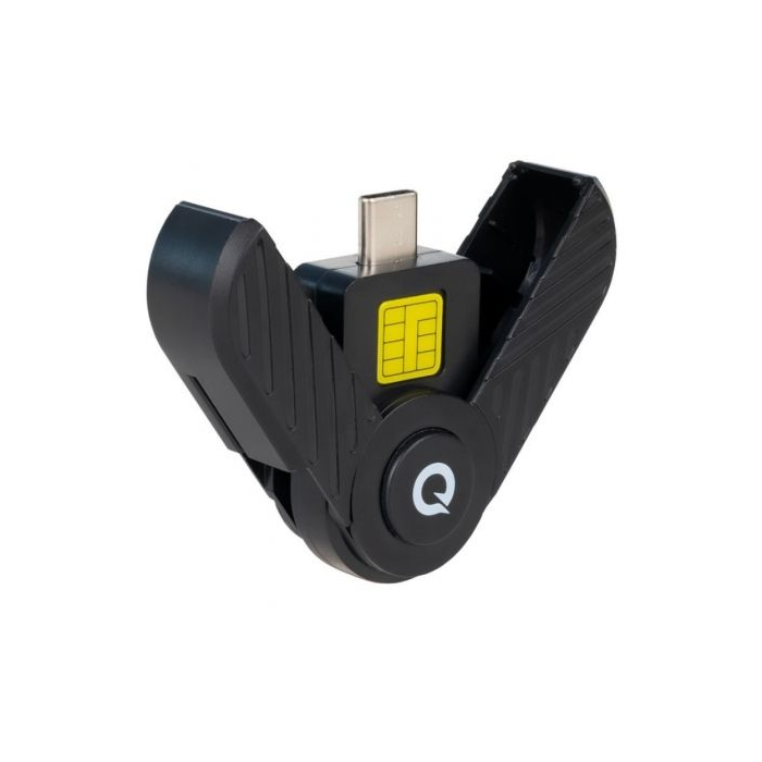 Lector de DNI y Tarjetas TooQ TQR-3011B/ USB Tipo-C/ Negro 1 Lector de DNI y Tarjetas TooQ TQR-3011B/ USB Tipo-C/ Negro 1