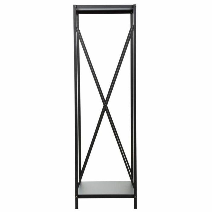 Soporte para Leña Alexandra House Living Negro Hierro 34 x 111 x 34 cm 3