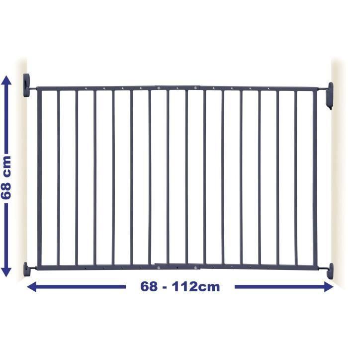 DREAMBABY Barrera de seguridad ARIZONA EXTENDA - Para atornillar - L 68/112 cm - Gris 2 DREAMBABY Barrera de seguridad ARIZONA EXTENDA - Para atornillar - L 68/112 cm - Gris 2