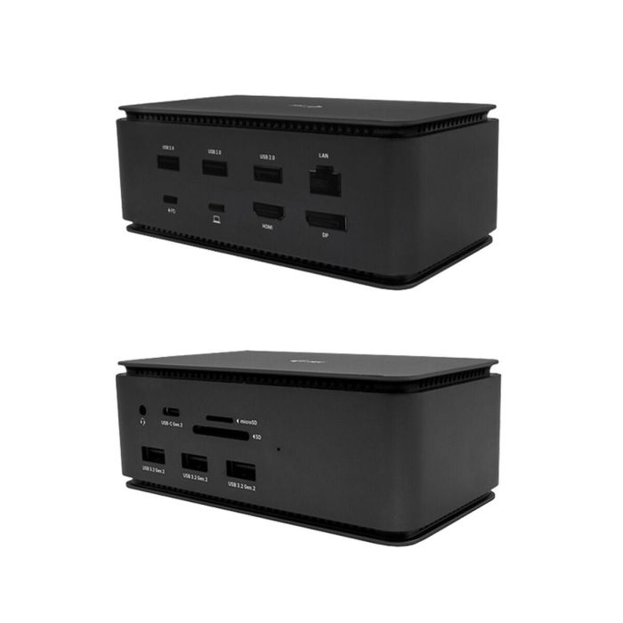 Dockstation i-Tec USB4DUAL4KDOCKPD Negro 4K 0 Dockstation i-Tec USB4DUAL4KDOCKPD Negro 4K 0