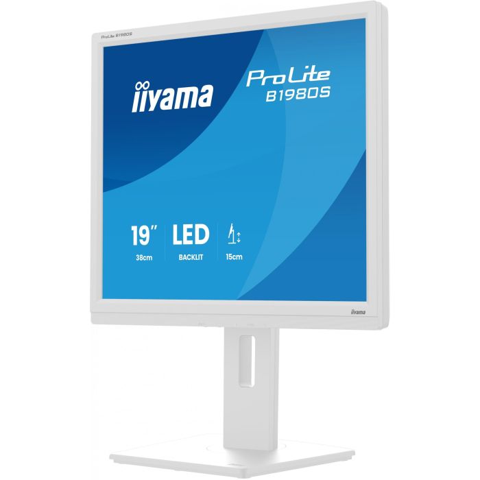 Iiyama ProLite B1980S-W1 Pantalla LED 19" 1280x1024 SVGA Blanco 11