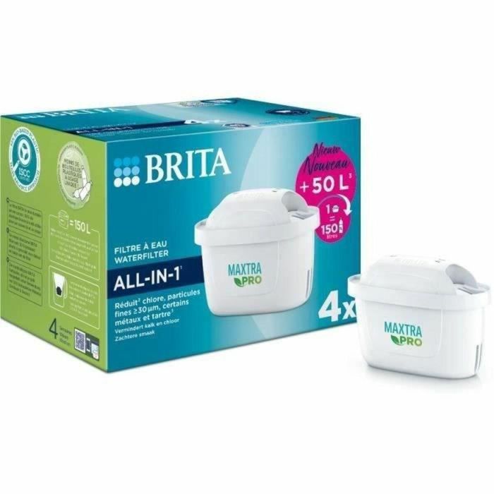 Brita BRI4006387120498 Pack de 4 Cartuchos Maxtra Pro All-1