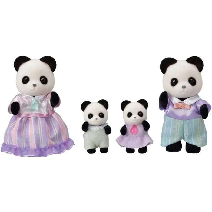 Sylvanian Families La Familia Panda para Niños con 4 Personajes Articulados 2 Sylvanian Families La Familia Panda para Niños con 4 Personajes Articulados 2