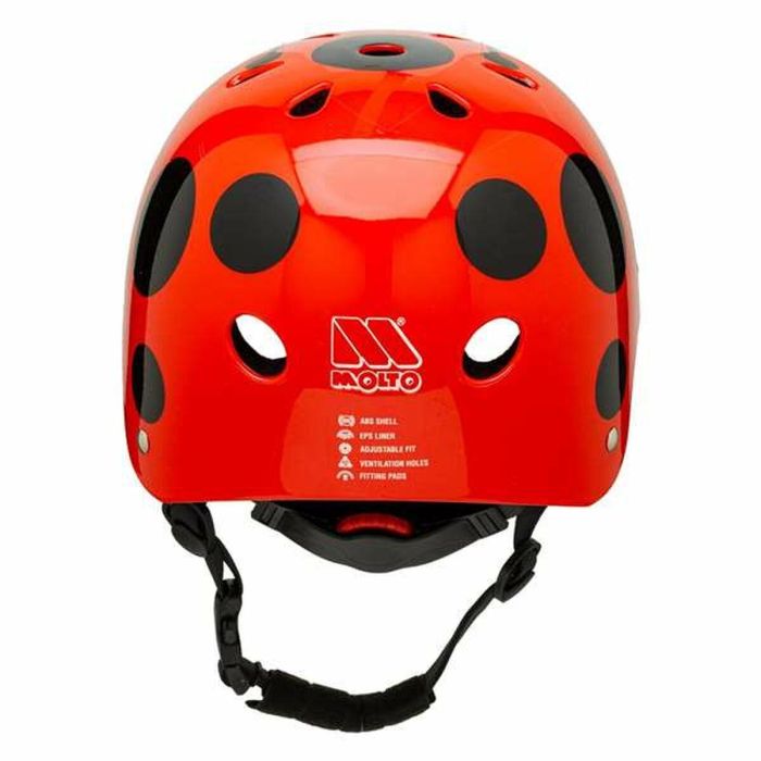 Molto Casco Mariquita Infantil Niños Edad 2+ años Plástico 26x21x16.5 cm 6