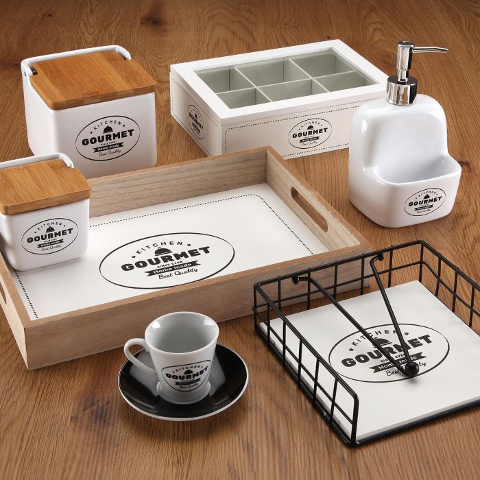 Set 6 Tazas Cafe Con Plato Gourmet Versa 5CM (2 Unidades) 1 Set 6 Tazas Cafe Con Plato Gourmet Versa 5CM (2 Unidades) 1