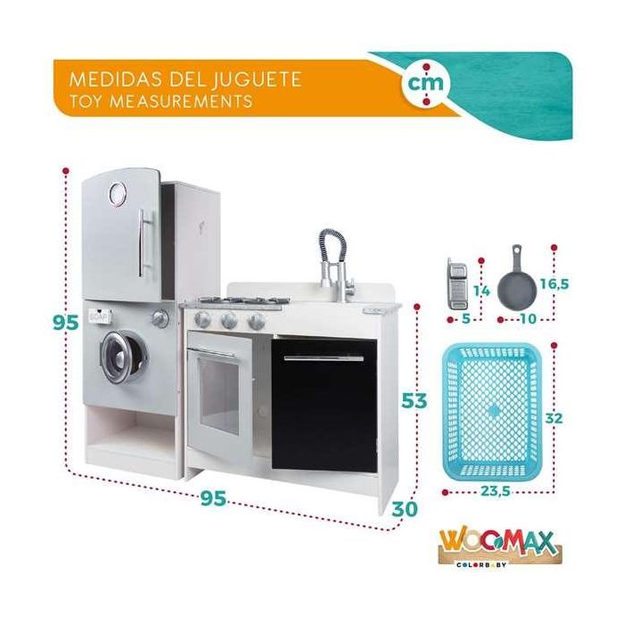 Cocina moderna de madera woomax 105x30x95 cm 11 Cocina moderna de madera woomax 105x30x95 cm 11