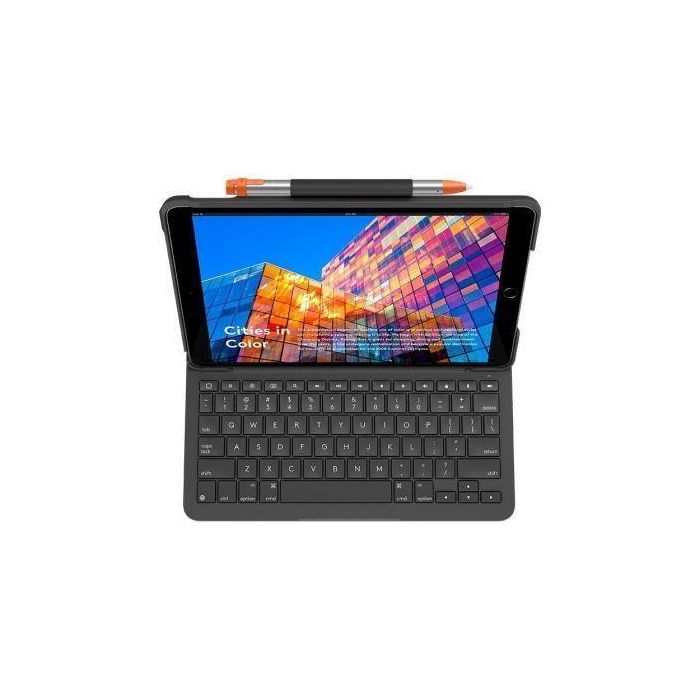 Funda con Teclado Logitech SLIM Folio para Tablets Apple Ipad Air 3 Gen 2020 de 10.5"/ Grafito 1 Funda con Teclado Logitech SLIM Folio para Tablets Apple Ipad Air 3 Gen 2020 de 10.5"/ Grafito 1