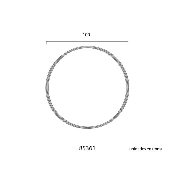 Edm Rollo de Alambre de Aluminio Dorado, Calibre Ø1,5 mm x 5 m 1